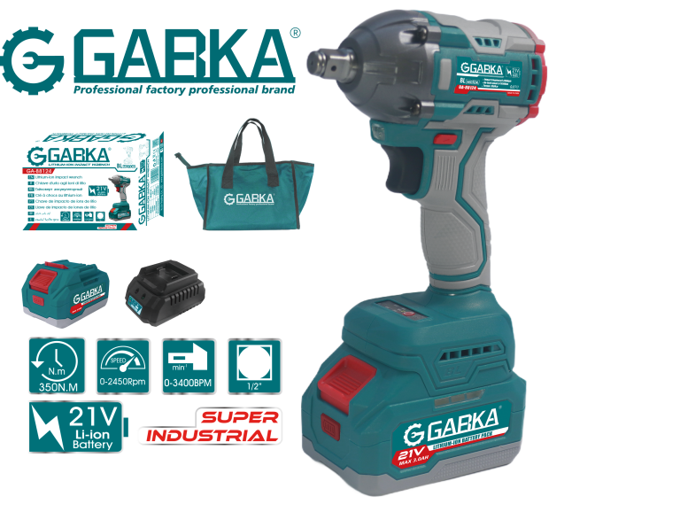 Ga-88124a 21v Lithium Impact Wrench BL Motor