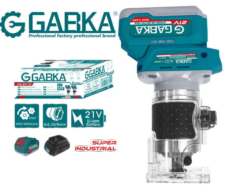 GA-88135A 21V ρούτερ χειρός λιθίου BL Motor