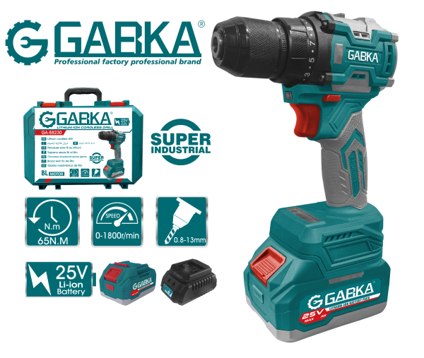 GA-88230A Κρουστικό δράπανο λιθίου 25V BL Motor